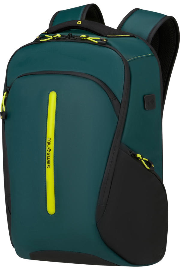 Samsonite Ecodiver URBAN LAP. BACKPACK M USB  Dark Teal/Lime