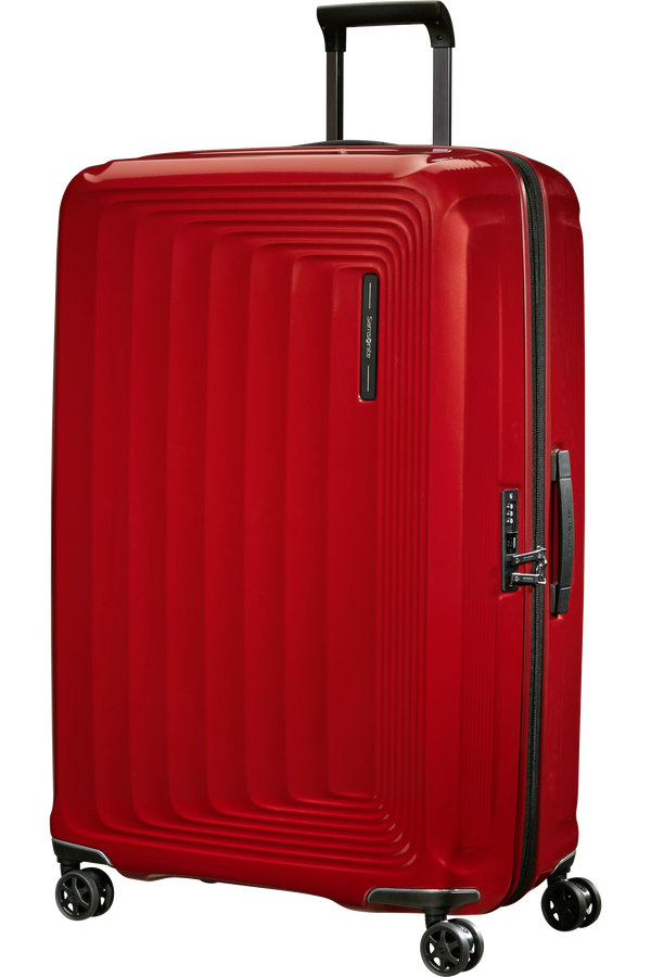 Samsonite Nuon Spinner Expandable 81cm  Rojo Metalizado