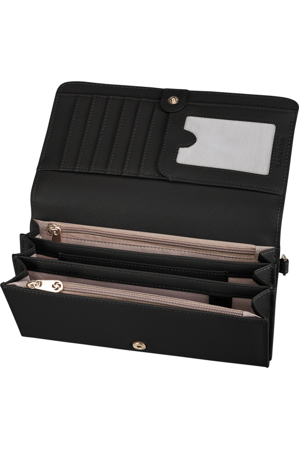 Samsonite My Samsonite Slg L W 14cc+2w+2z Coin  Negro