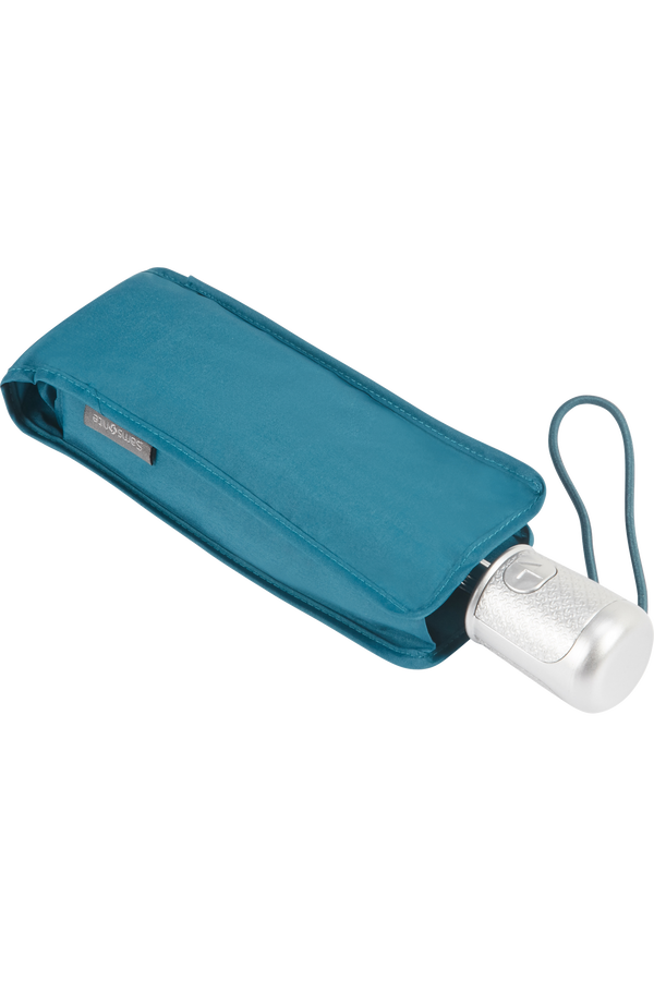 Samsonite Alu Drop S 4 Sect. Auto O/C  Coral Blue