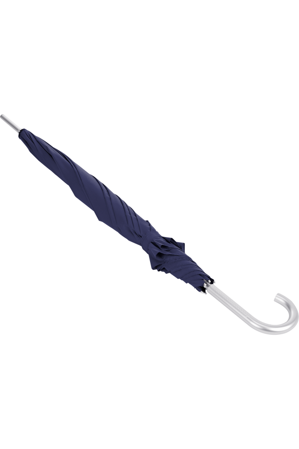 Samsonite Alu Drop S Stick Man Auto Open  INDIGO BLUE