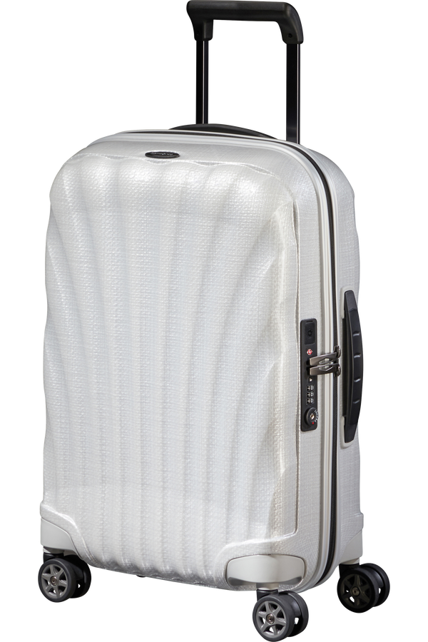 Samsonite C-Lite Spinner Expandable 55cm  Off white
