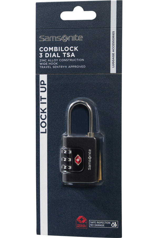 Samsonite Ta Revolution Combilock 3 dial TSA  Negro
