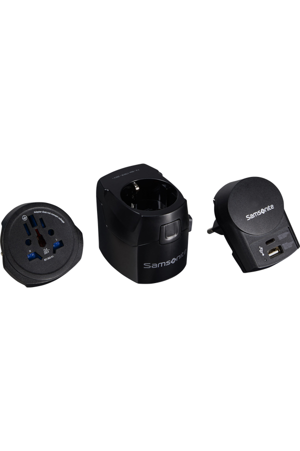 Ta Revolution Adaptador mundial Pro de 3 polos + USB