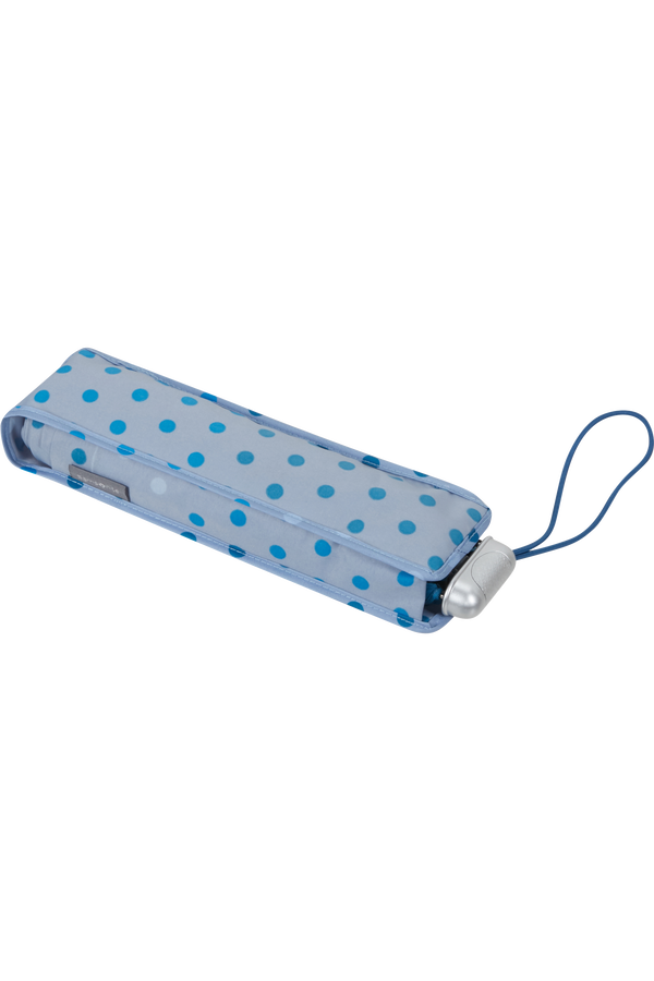 Samsonite Alu Drop S 3 Sect. Manual Flat Blue Dots Samsonite Alu Drop S 3 Sect. Manual Flat Blue Dots
