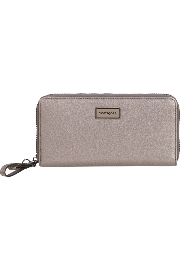 Samsonite Karissa 2.0 Slg 419 - L ZIP AROUND PU L  Plata