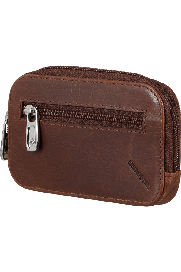 Samsonite Veggy Slg 524 -Z ROUND KEY POUCH+2R  Dark Brown