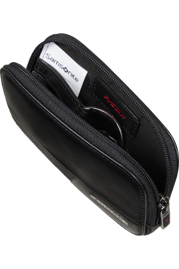 Samsonite Pro-Dlx 6 Slg 524 -Z ROUND KEY POUCH+2R  Negro