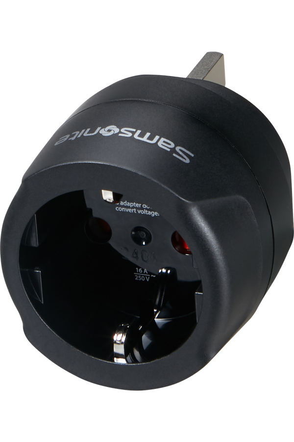 Samsonite Travel Accessories Europe to uk Adaptor Negro