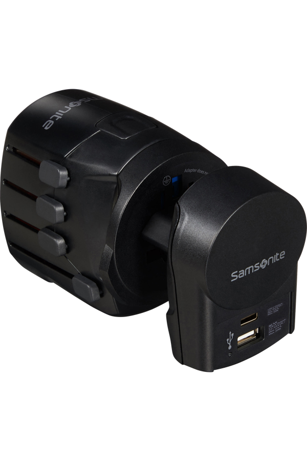 Ta Revolution Adaptador mundial Pro de 3 polos + USB