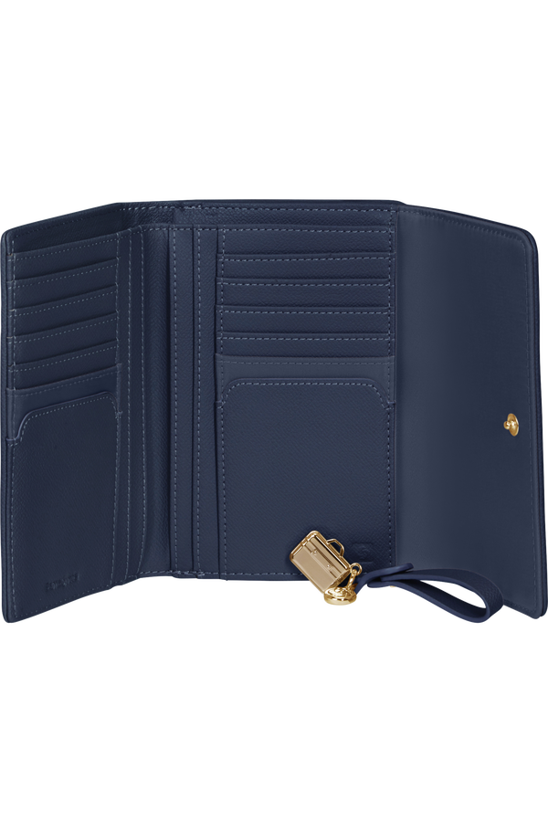 Samsonite Karissa 2.0 Slg 303 - L W 12CC+ZIP EXT M  Midnight Blue Samsonite Karissa 2.0 Slg 303 - L W 12CC+ZIP EXT M  Midnight Blue