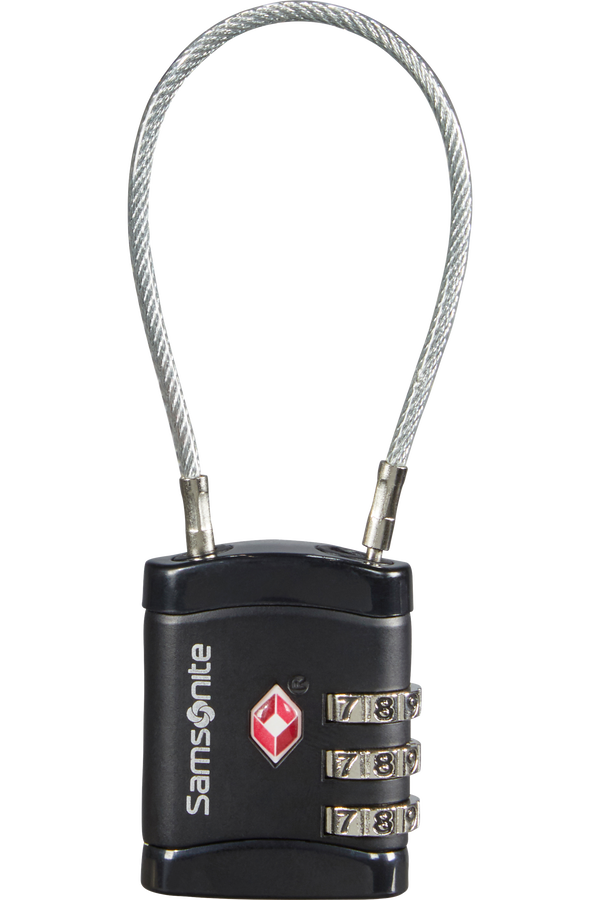 Samsonite Global Ta Cablelock 3 dial TSA Negro