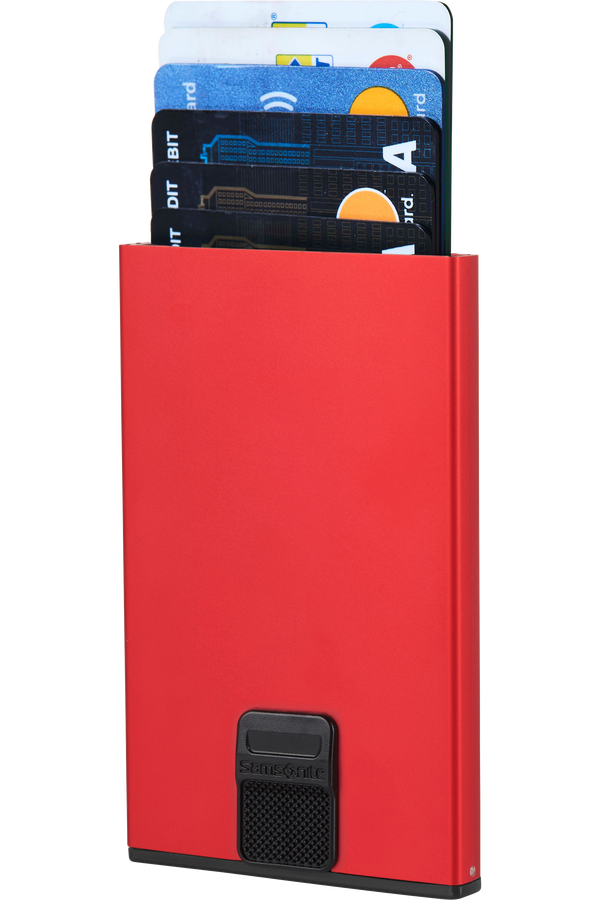 Samsonite Alu Fit 201 - Slide-up Case  Rojo