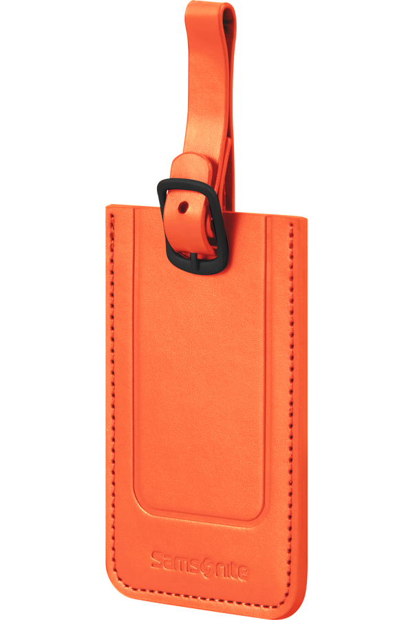 Samsonite Ta Revolution Rectangle Luggage Tag x2  Naranja