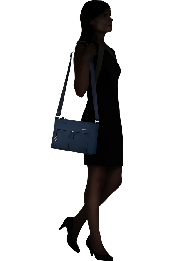 Samsonite Move 5.0 Horiz. Shoulder Bag + Flap  Dark Blue Samsonite Move 5.0 Horiz. Shoulder Bag + Flap  Dark Blue
