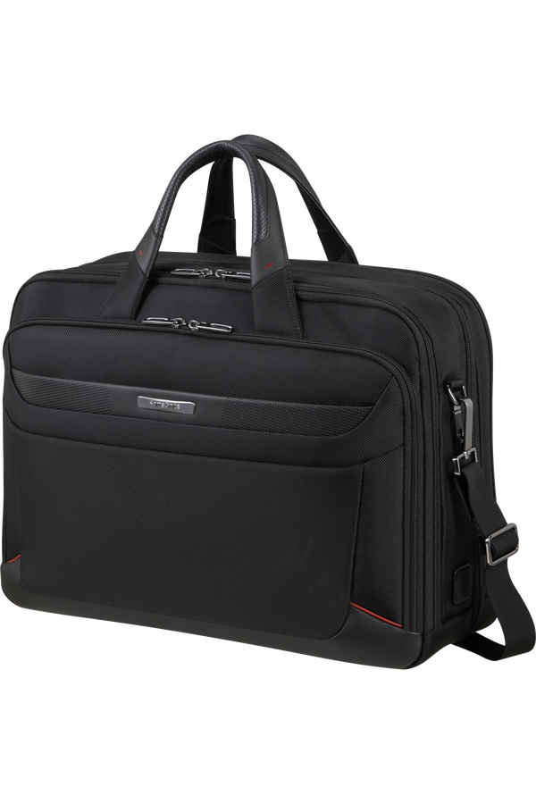Samsonite Pro-Dlx 6 Bailhandle Expandable 17.3'  Negro