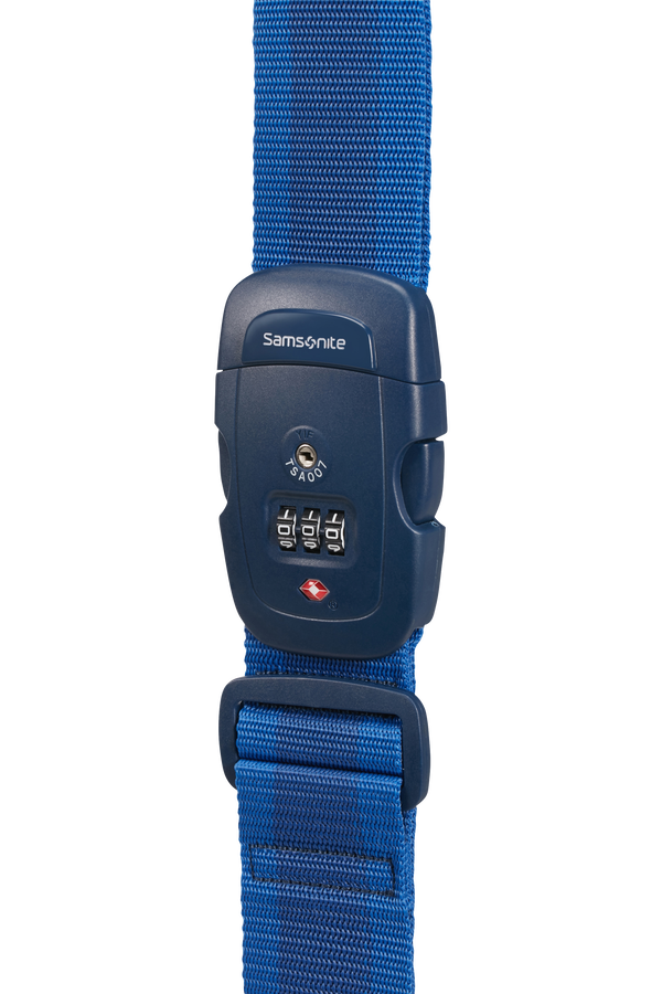 Samsonite Global Ta Luggage Strap/TSA Lock Midnight Blue