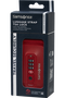 Samsonite Ta Revolution Luggage Strap/TSA Lock  Rojo