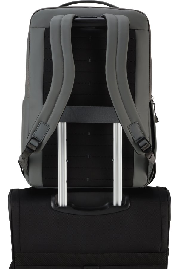 Samsonite Wander Last Backpack + CL. Comp 15.6'  Gunmetal Green Samsonite Wander Last Backpack + CL. Comp 15.6'  Gunmetal Green