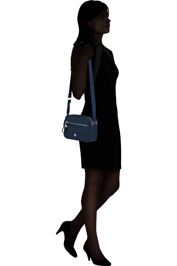 Samsonite Karissa Evo Shoulder Bag 2 Comp  Blue Nights Samsonite Karissa Evo Shoulder Bag 2 Comp  Blue Nights