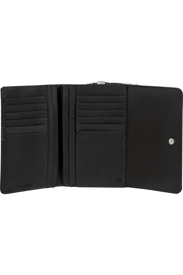 Samsonite Karissa Slg Wallet 12CC+ZIP EXT M  Negro