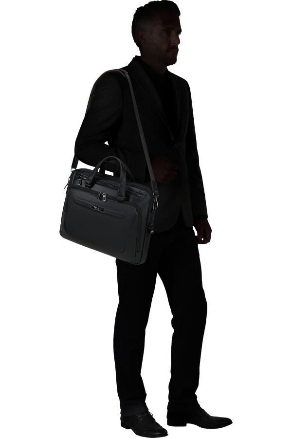 Pro-Dlx Leather Malet&iacute;n 15.6"
