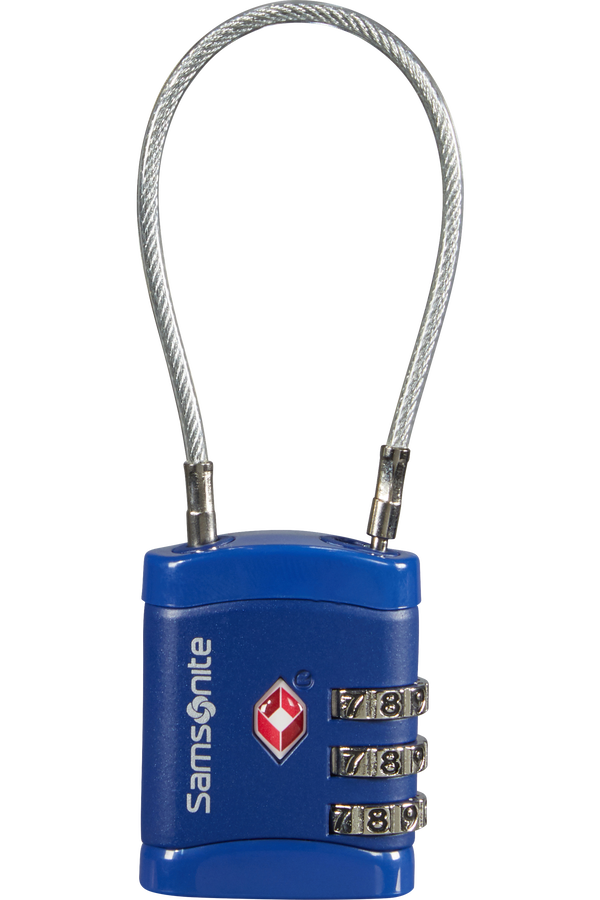 Samsonite Global Ta Cablelock 3 dial TSA Midnight Blue