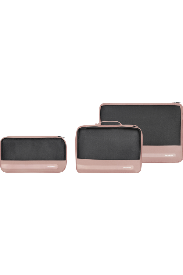 Samsonite Ta Revolution Set of 3 Packing Cubes  Rose