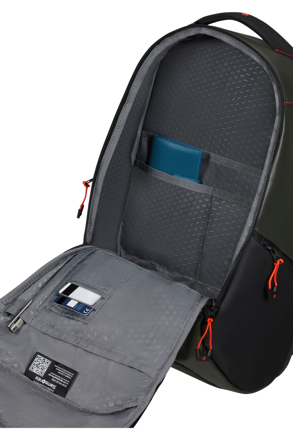 Samsonite Ecodiver URBAN LAP. BACKPACK M USB  Climbing Ivy