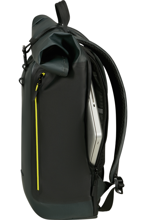 Samsonite Coatify Biz Rolltop Backpack 15.6'  Dark Teal/Lime