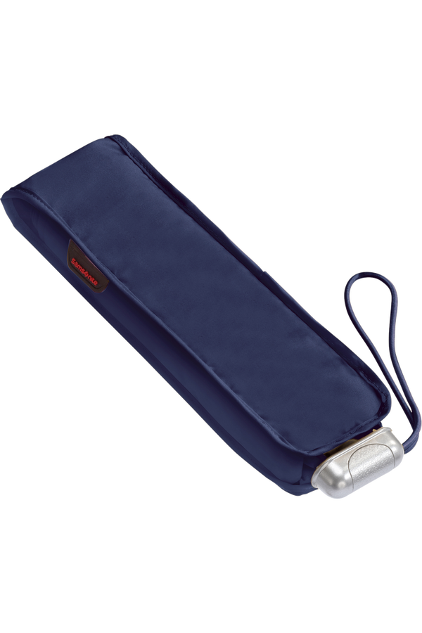 Samsonite Alu Drop S 3 Sect. Manual Flat  INDIGO BLUE