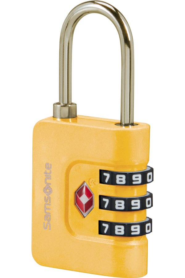 Samsonite Ta Revolution Combilock 3 dial TSA  Amarillo