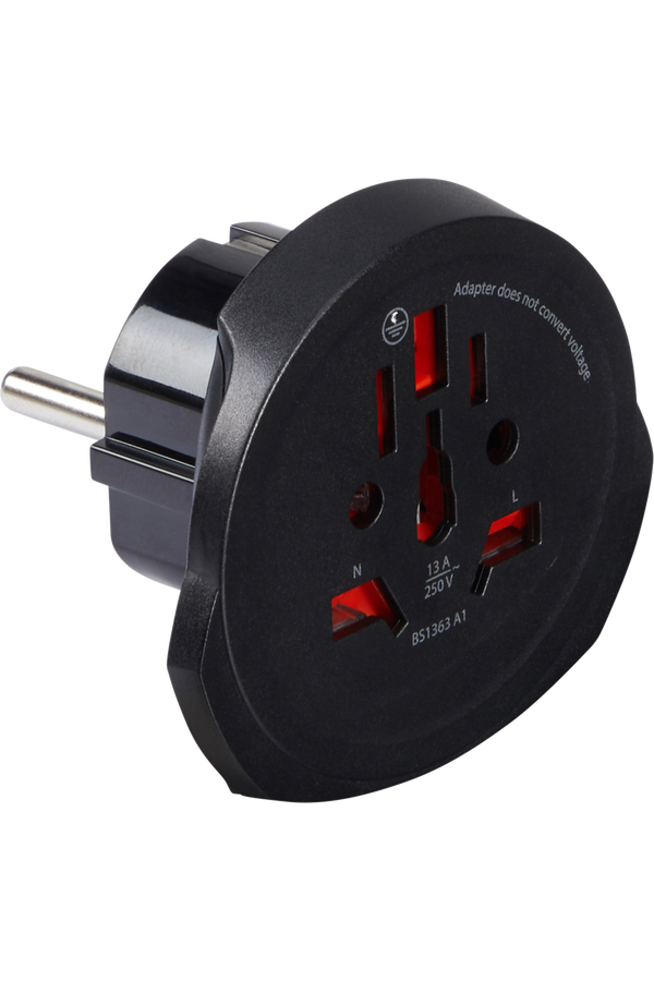 Samsonite Travel Accessories World Adaptor Pro 3-P+USB Negro