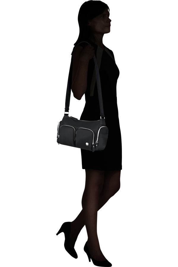 Samsonite Karissa Evo Shoulder Bag Multi Pkt  Negro