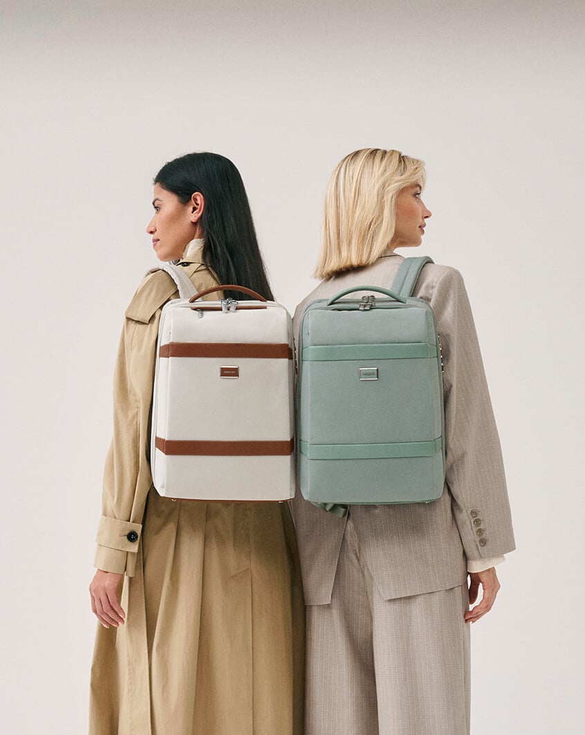 Elegantes mochilas a juego