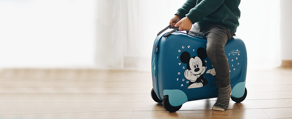 samsonite mickey mouse luggage