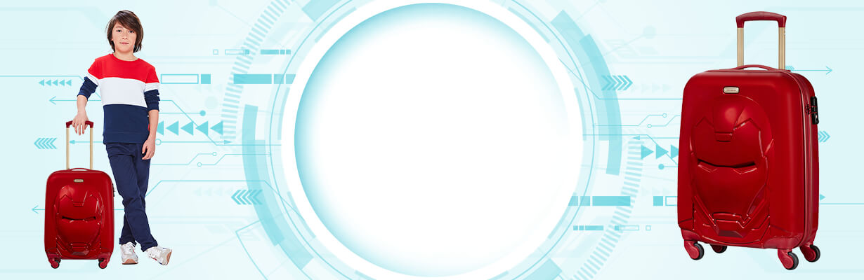 Marvel - Iron Man - Con la maleta Iron Man en 3D con detalles dorado metálico