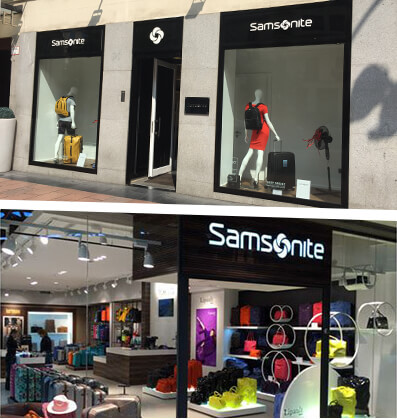 Flagship Store Samsonite Madrid Shopping